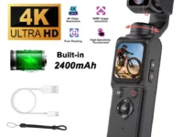 4K Pocket Action Cam 64MP Face Track Gimbal 4K Pocket Action Cam 64MP Face Track Gimbal
